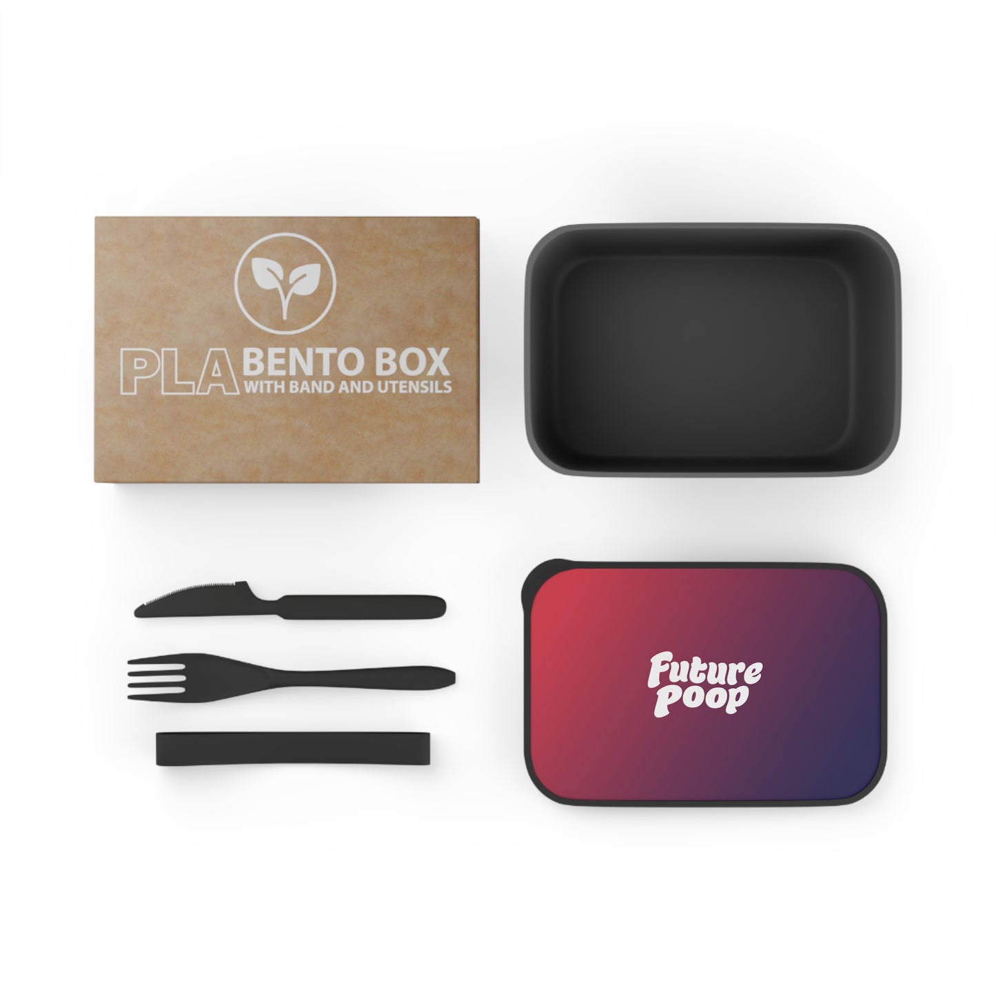 Multi-Use Future Poop Bento Box and Utensils